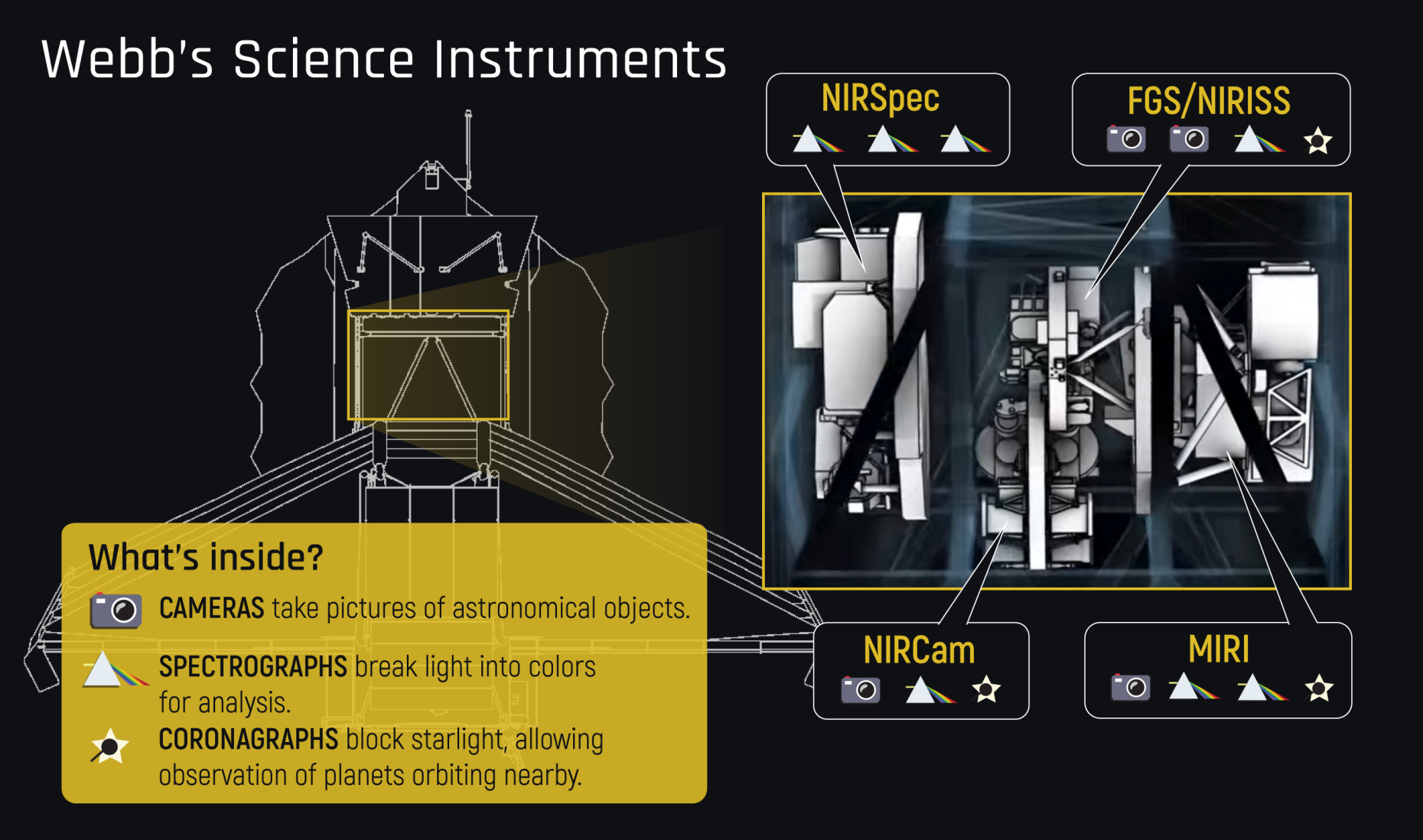 Enlarged view: The Science Instruments of JWST